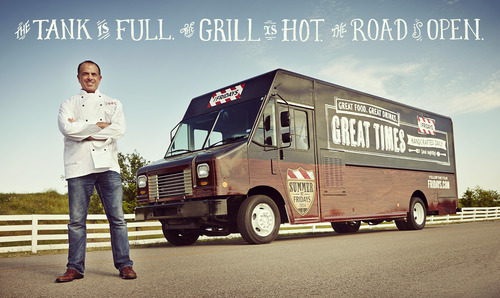 TGI Friday’s food truck via summeroffridays.com